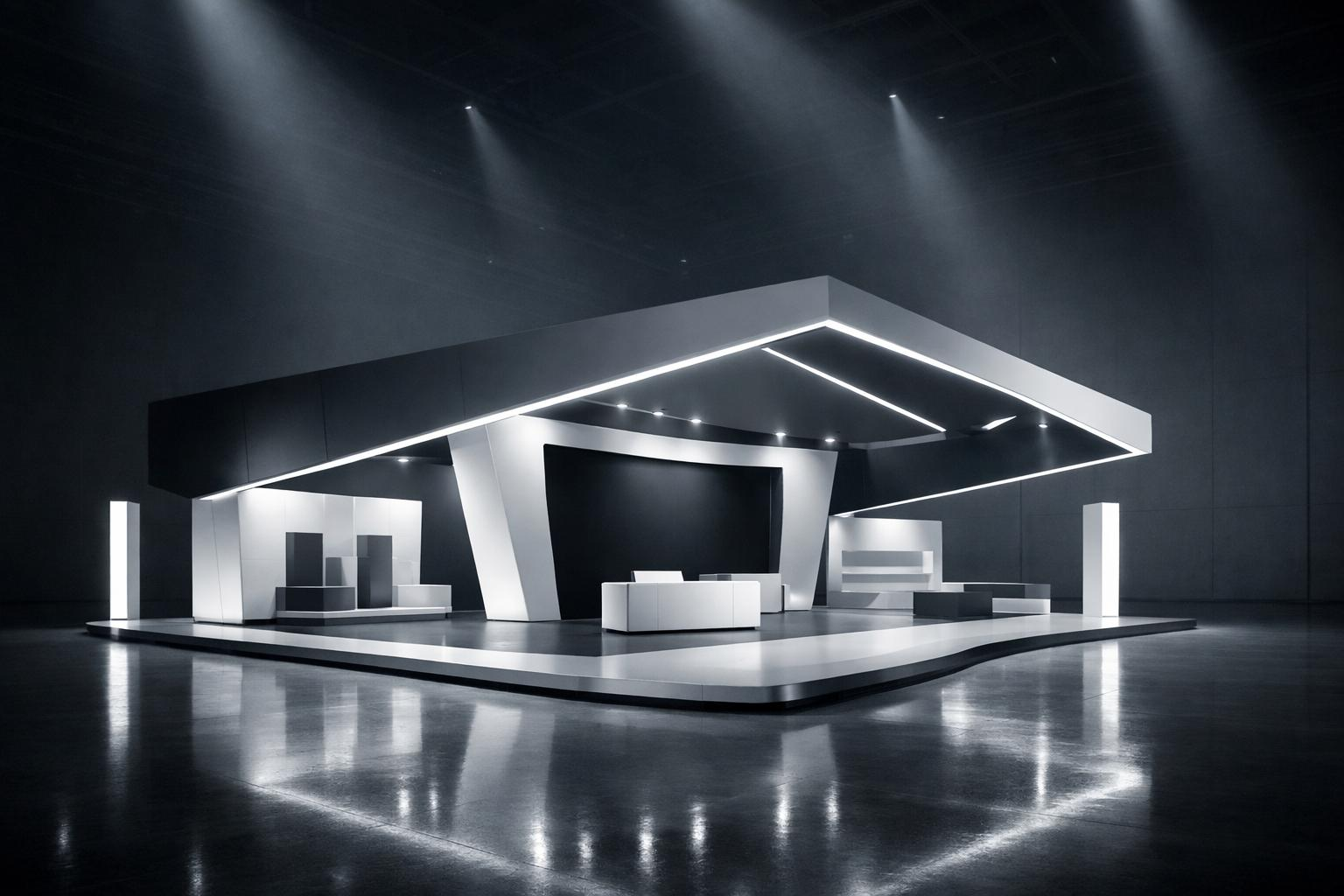 Photorealistic stand presentation