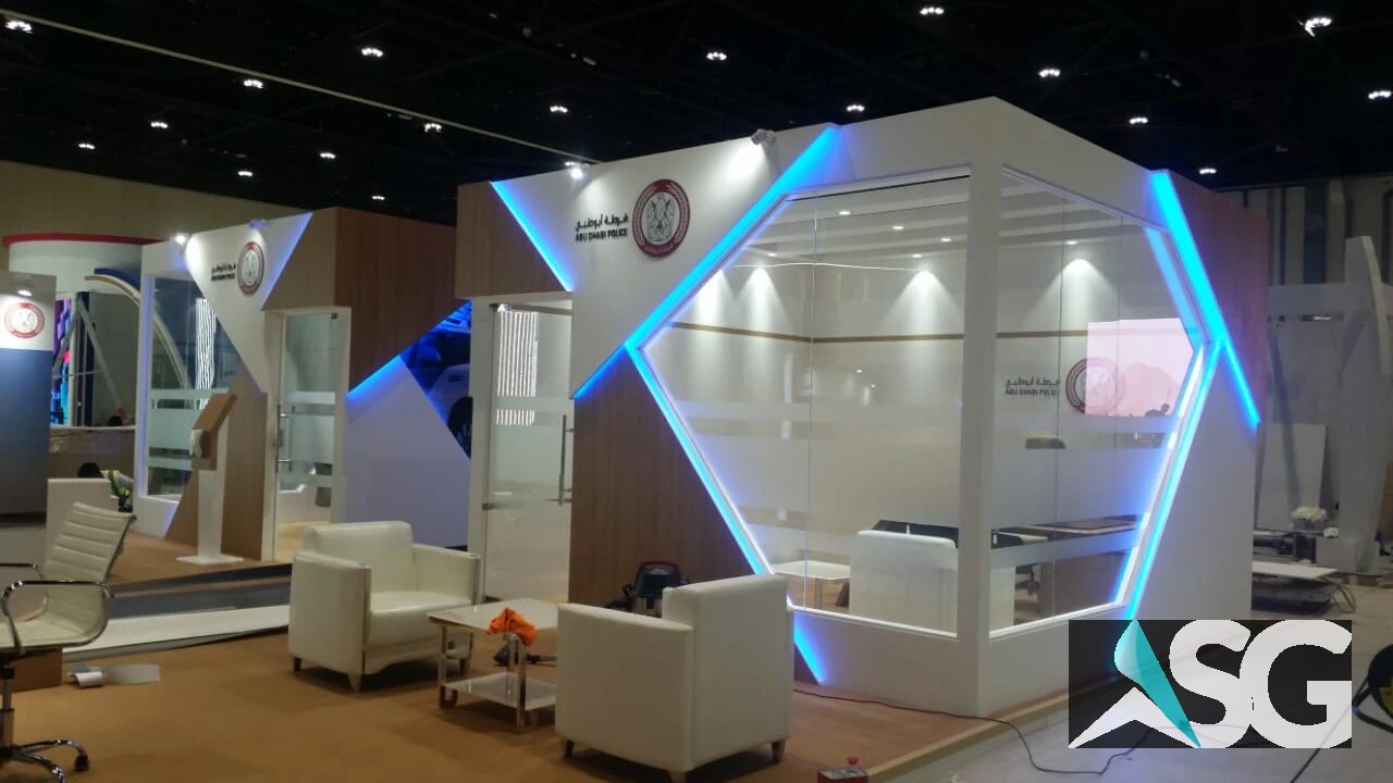 ASG exhibition stand detail